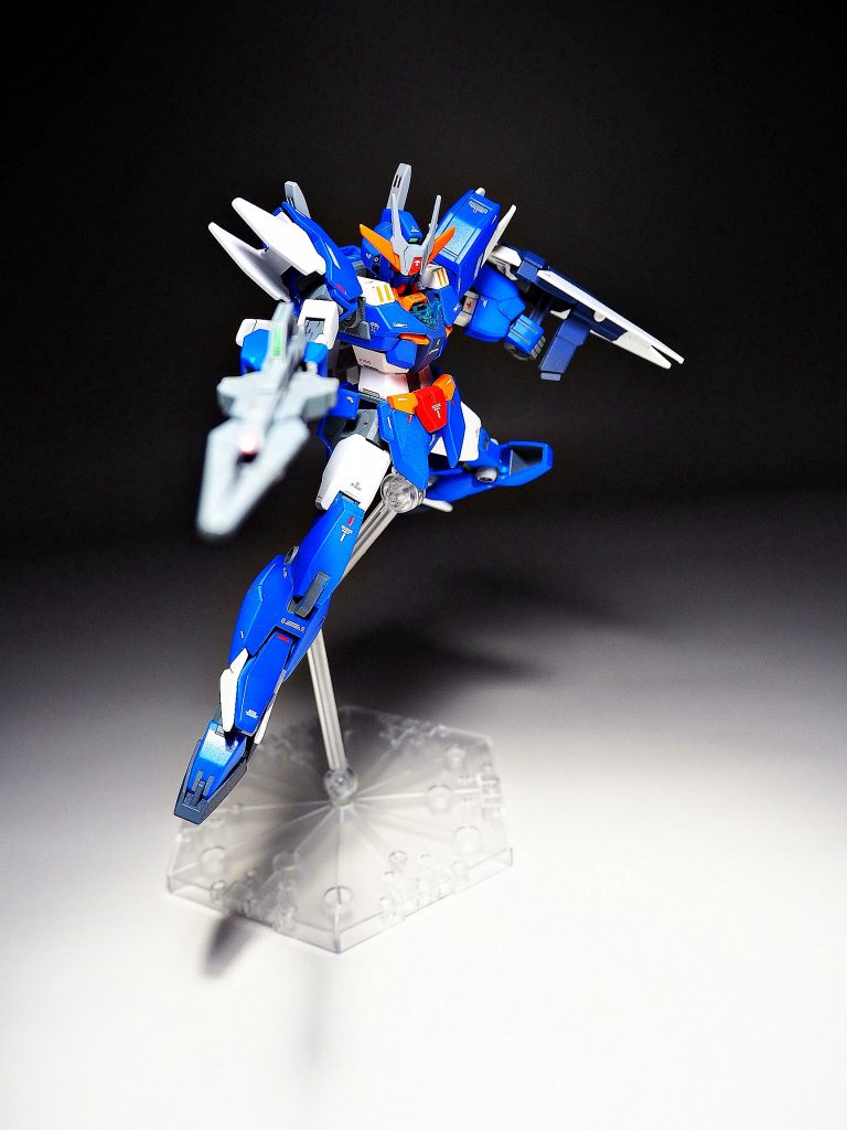 SEED撃ちも決まる。合体機構があっても可動が殺されないのが良いねぇ。