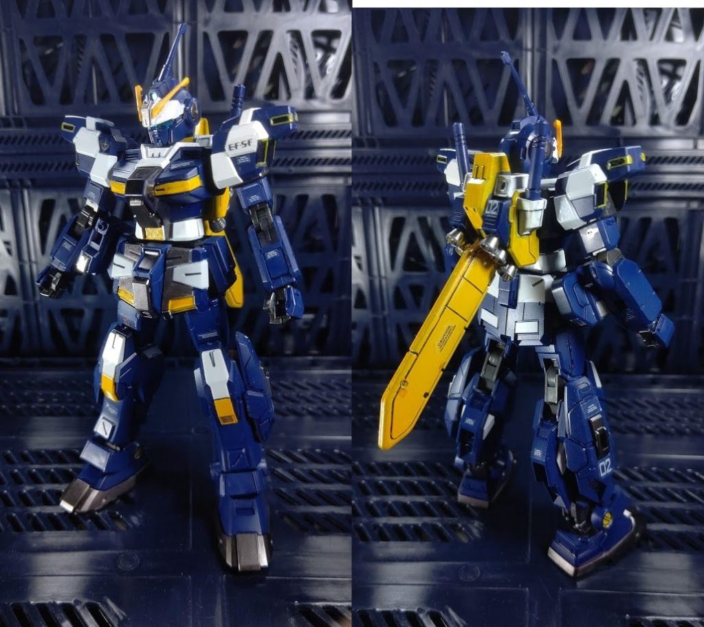 凶鳥ではないにしろゲーム内で最初見た時ゴーグルでエクスバインを思い出してヒュッケバインカラーにしたらほんとそれっぽくなったのでこのカラー配置とても気に入っています。