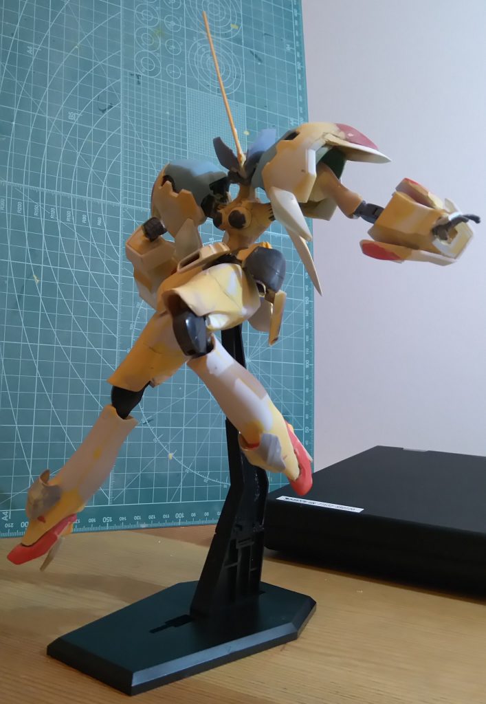 全身フルアクションなので、こんな乙女チックなポーズも。