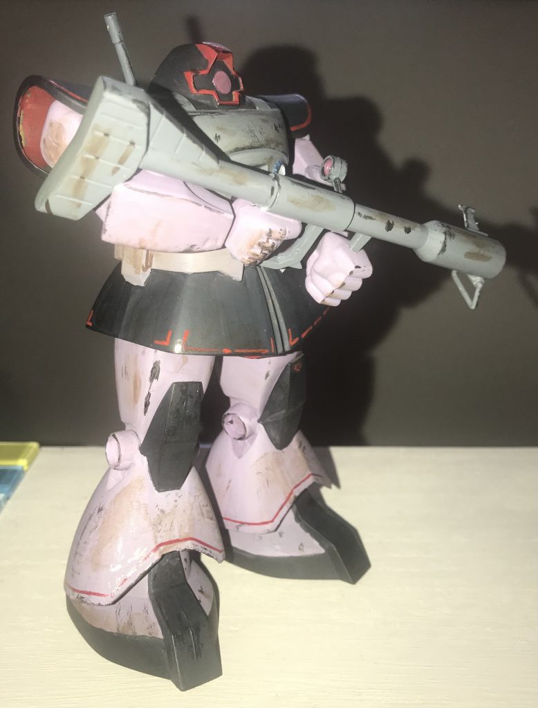 ほぼ固定モデルにしましたが、肩をポリキャップ化して、プラの摩耗対策をしてあります。