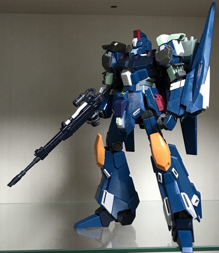 塗装前の状態。実はこの機体のアイデアは数年前からあったんですけど機会が無くてやっと製作にとりかかれたのです。なので結構力を入れて改造しました。ガルバルディβが大好きなので完成してとても満足しています^_^