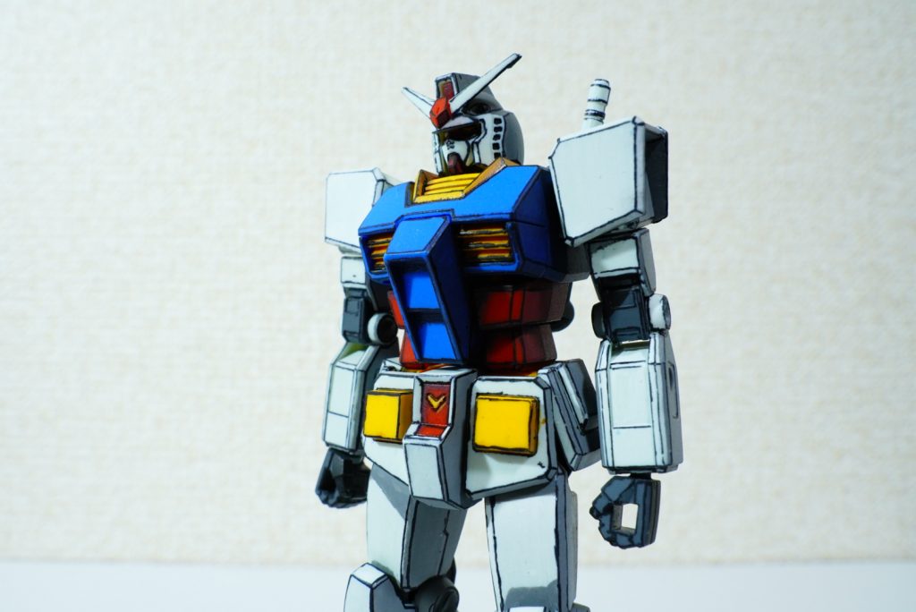 イラスト風エントリーグレードガンダム–3枚目/制作者：えむえむ工房