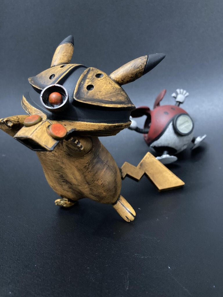 アッガイ、10万ボルトだっ!!やった!MS、ゲットだぜっ!!