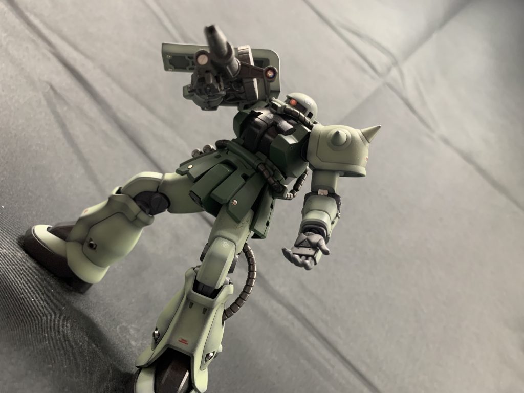 HGUC MS-06F2 ザク後期型–3枚目/制作者：96模型店@店長ぐらむ