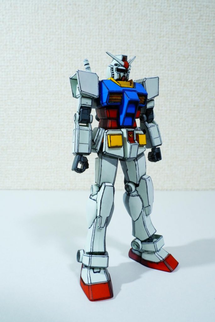 イラスト風エントリーグレードガンダム–2枚目/制作者：えむえむ工房