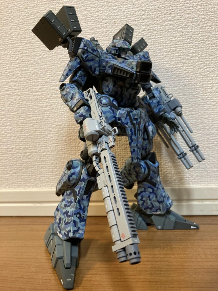 MG ガンダムマークV 迷彩塗装–3枚目/制作者：@kotetsu_mikami