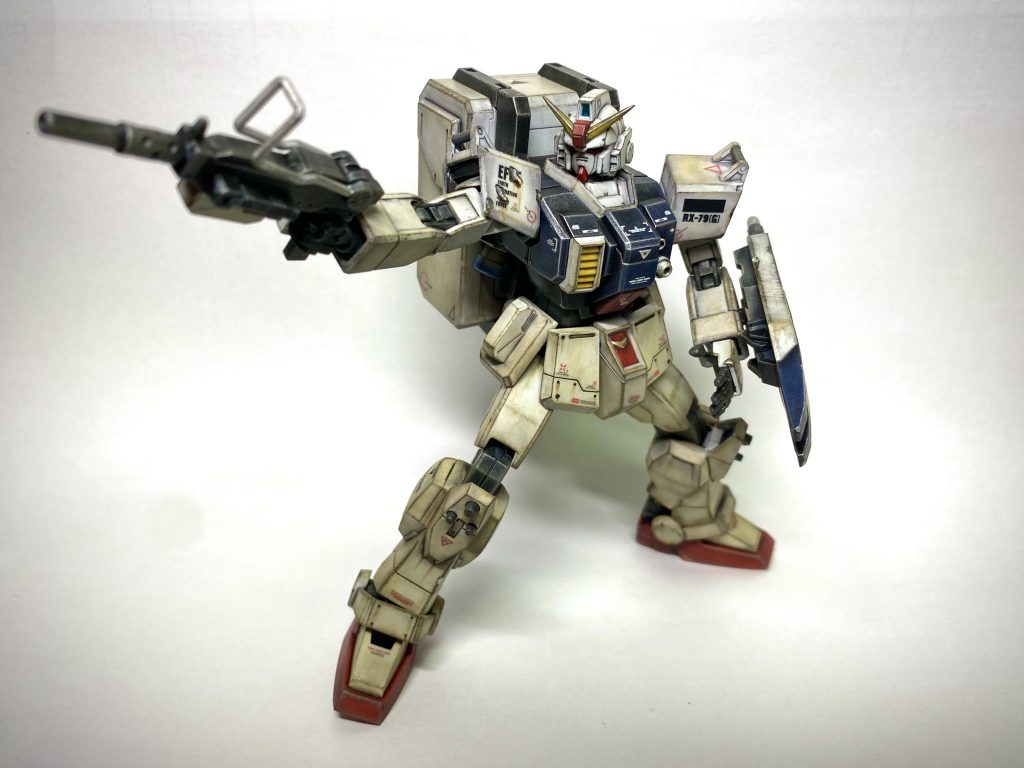 HG 陸戦型ガンダム 初ウェザリング塗装–5枚目/制作者：@kogaga11