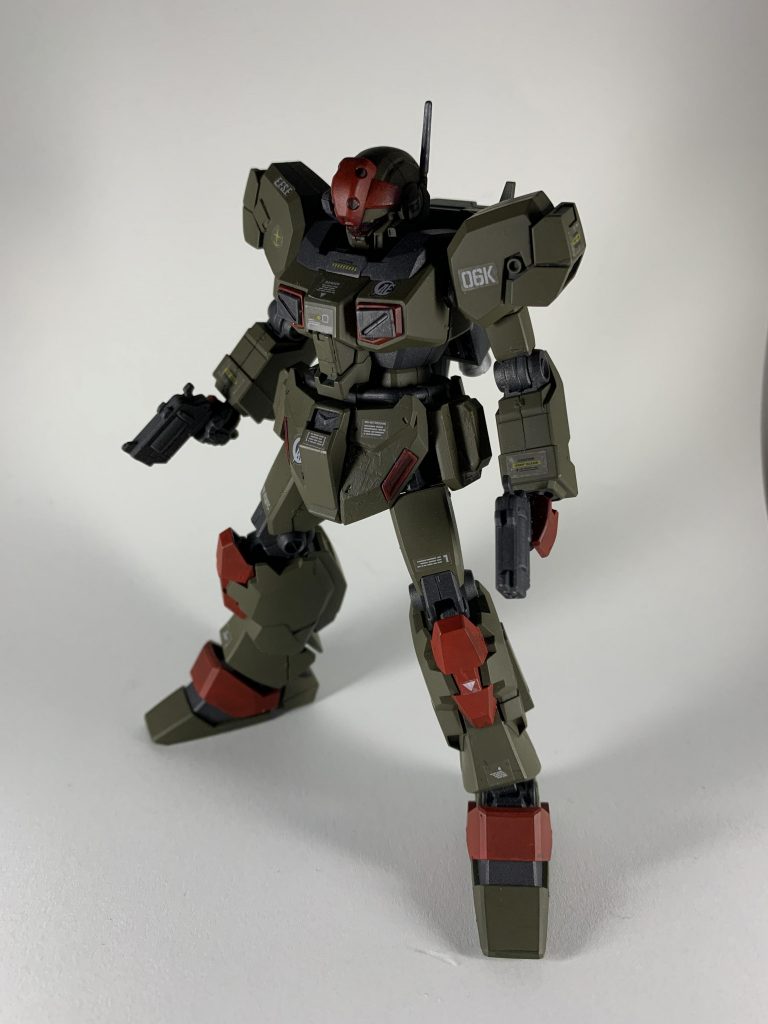 カラーリングはHALO等洋ゲーのキャラクターをイメージしてます。赤いバイザーのせいか悪役感がすごい...すごくない?