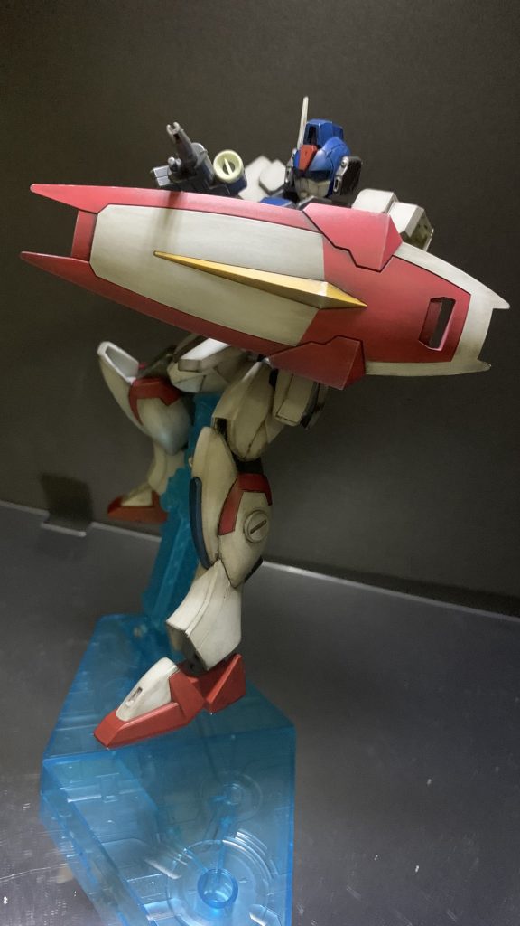 シールドもマスキングして通常ダガーの物に近づけました、今思えば筋彫り入れれば良かったかもしれない...だが当時は若く面倒だっt