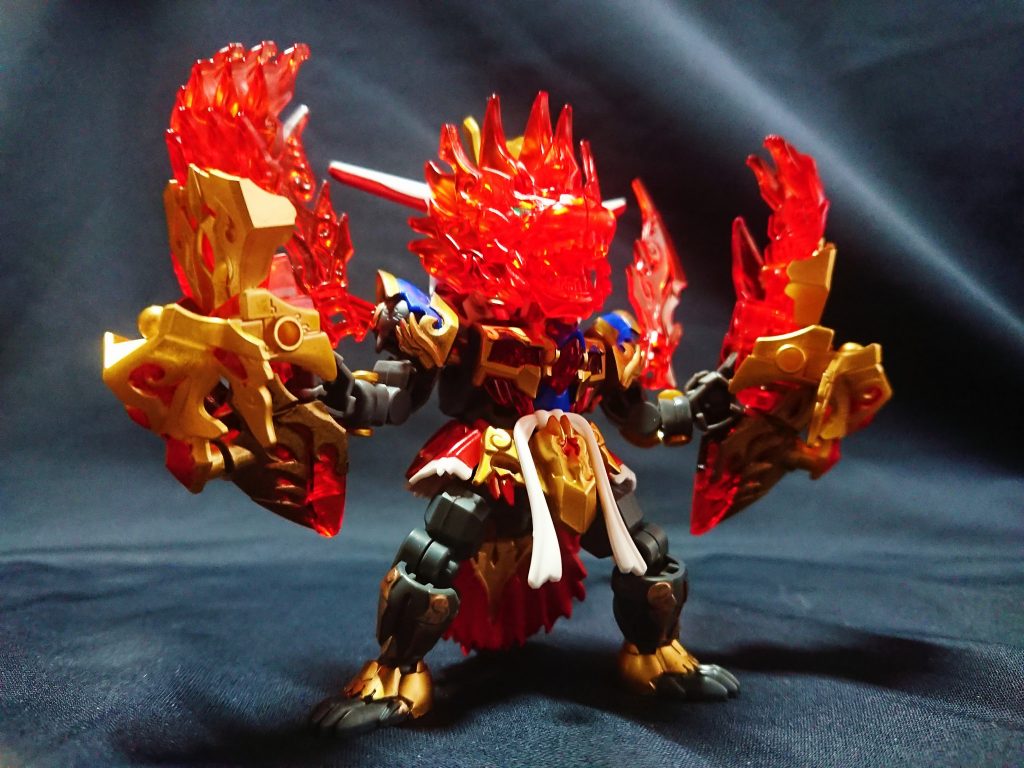 三国創傑伝もそうでしたが、特に今作のSDGWHは、塗装ができれば大きな改修をすることなく、飾れる・遊べるを両立させたキットだと思います。