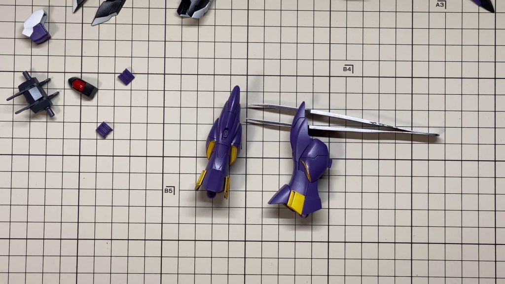 リゼルとーオーガジンクスのパーツを組み合わせた足回り