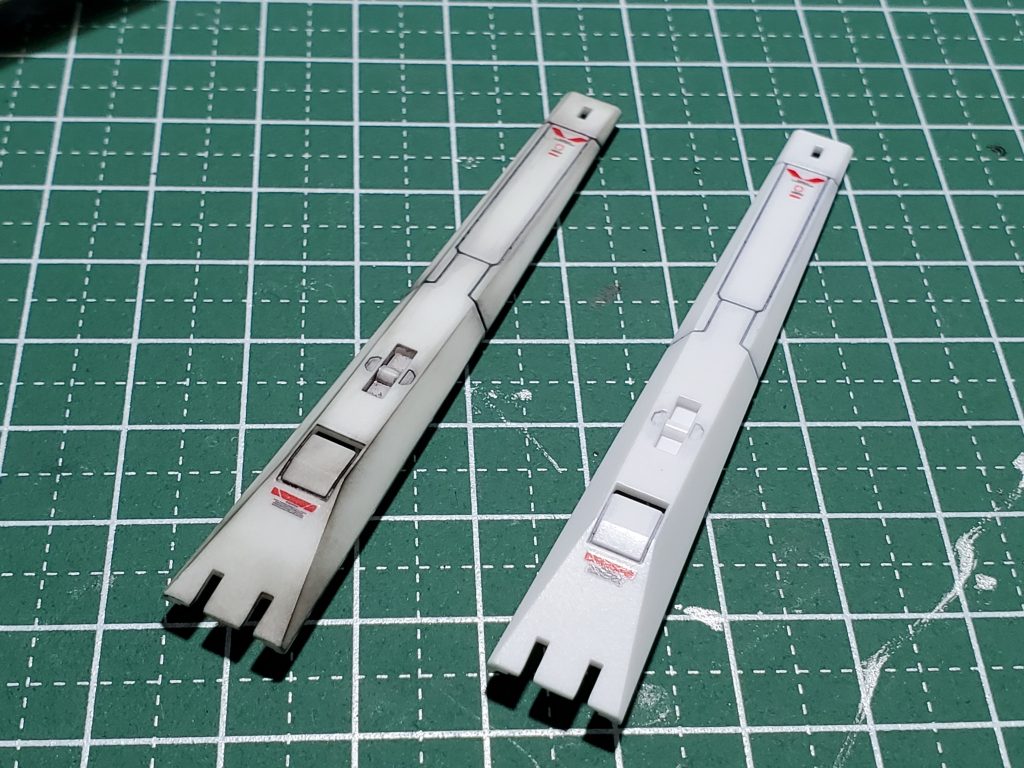 面だしを丁寧に行いました。ウェザリングマスターでエッジが際立ちますね。