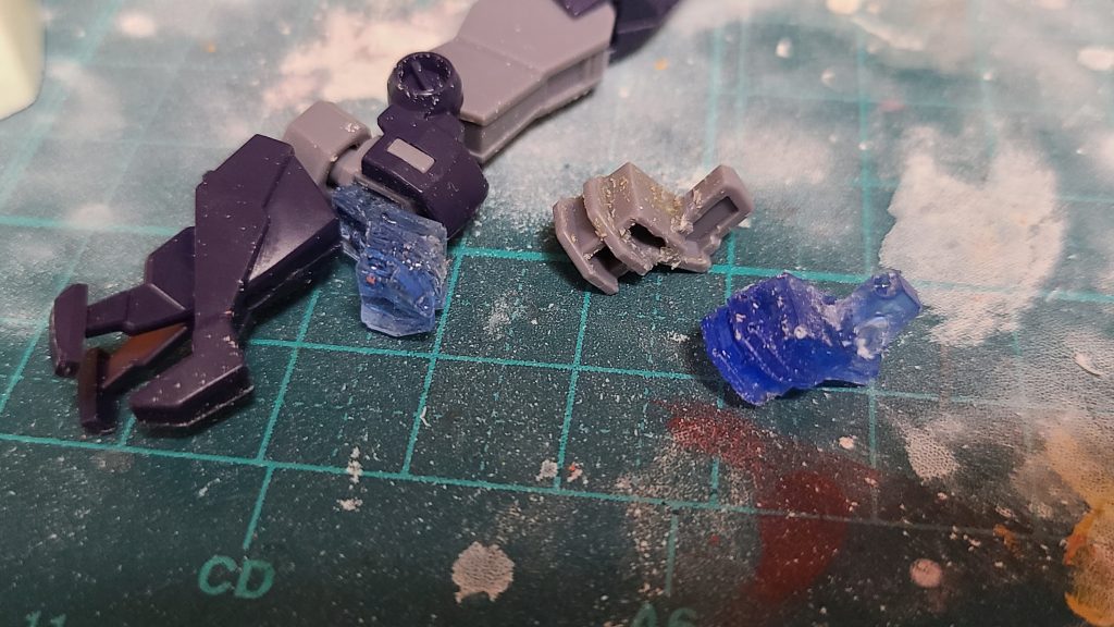 接続パーツはUVレジンとおゆまるで複製