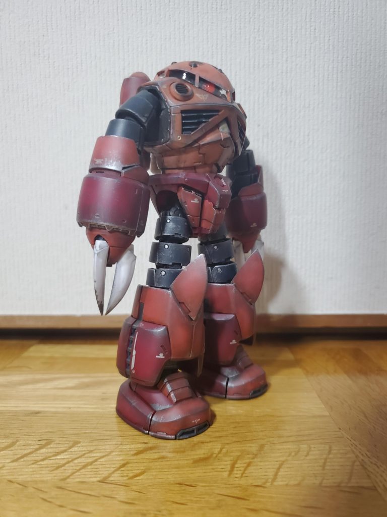 RG　シャア専用ズゴック無塗装ウェザリング–4枚目/制作者：jikky