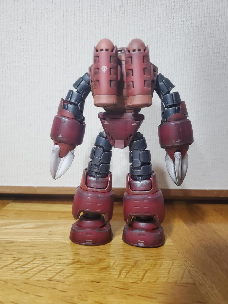 RG　シャア専用ズゴック無塗装ウェザリング–3枚目/制作者：jikky
