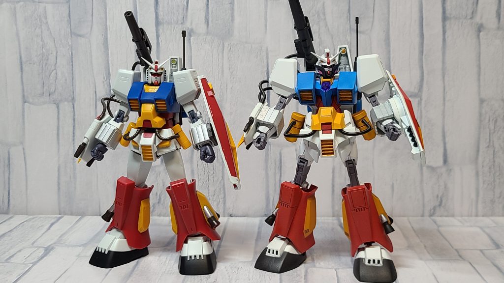 ROBOT魂 パーフェクトガンダムとの比較