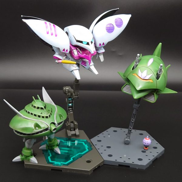 SDガンダム　　キュベレイ　エルメス　ビグザム