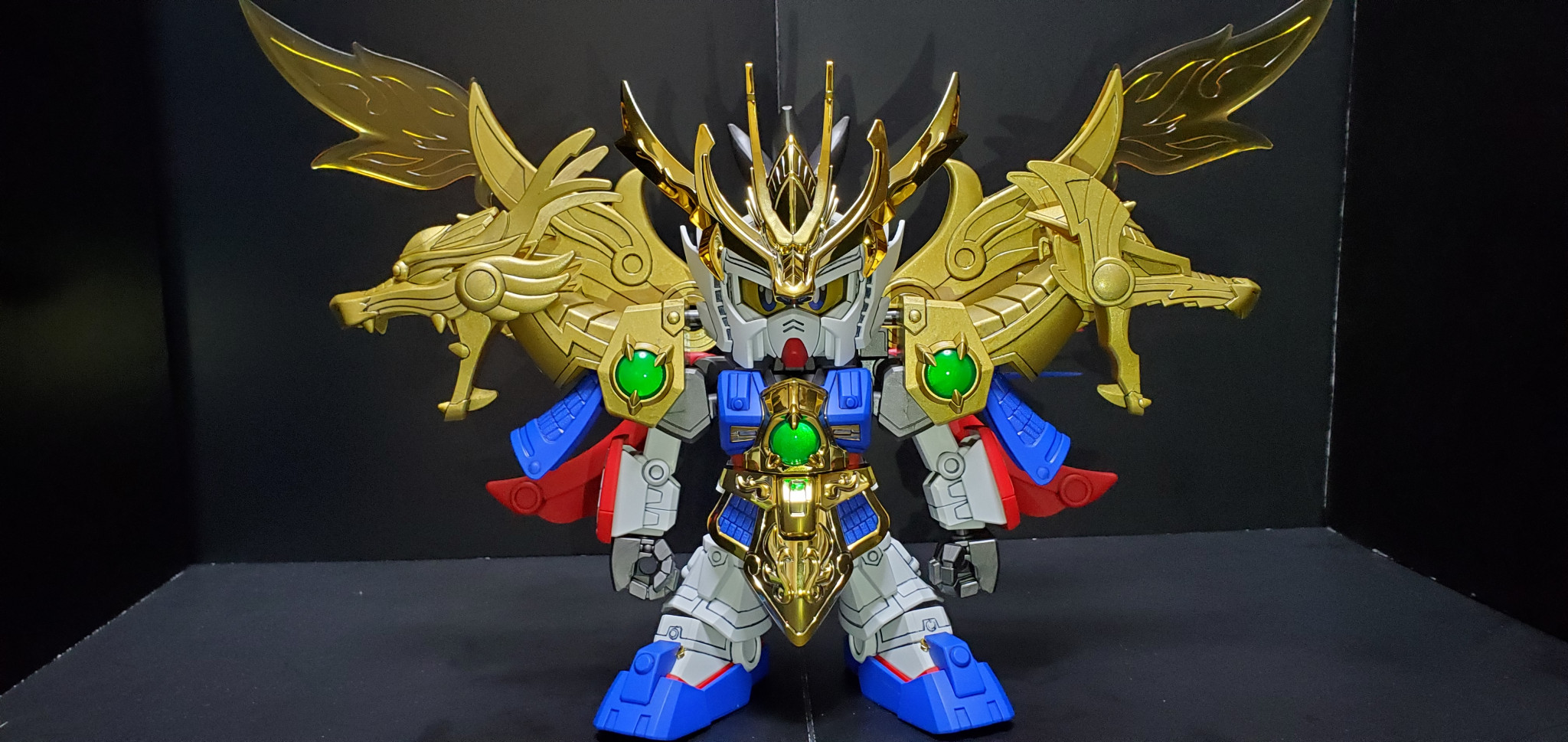 希少な逸品！新品！真豪華 翔烈帝 龍装劉備ガンダム 三国伝 BB戦士