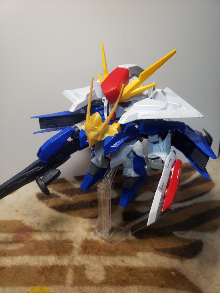 仮組。様変りされる前の、クスィーガンダムさんです。