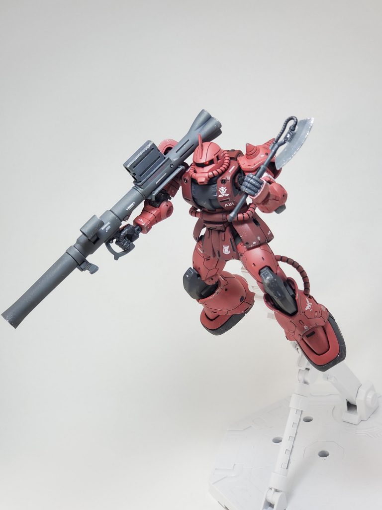 シャア専用ザクII 　　(ジ・オリジン版　赤い彗星ver）–5枚目/制作者：イソジン