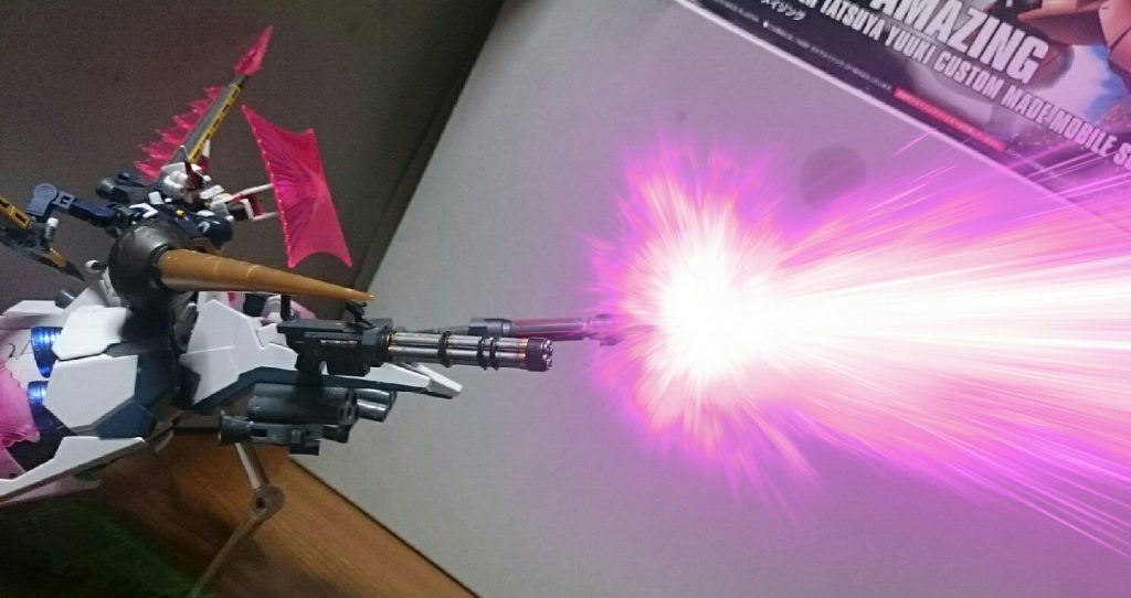 エフェクトを使用してハイメガ粒子砲!!
