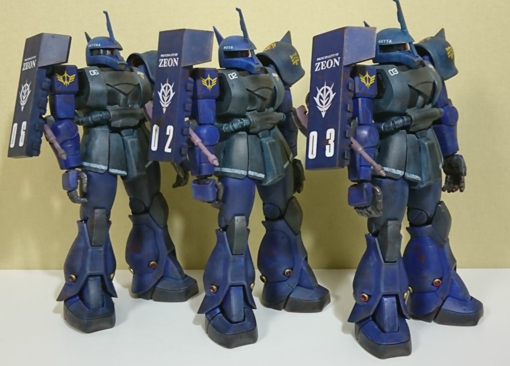 ジオンの三連星 ルウム戦役時 ＭＳ－０６Ｃ_spl–5枚目/制作者：shirasu