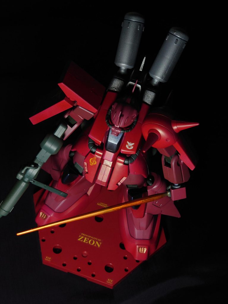 ガンプラがさらに好きになったきっかけになった機体です。
