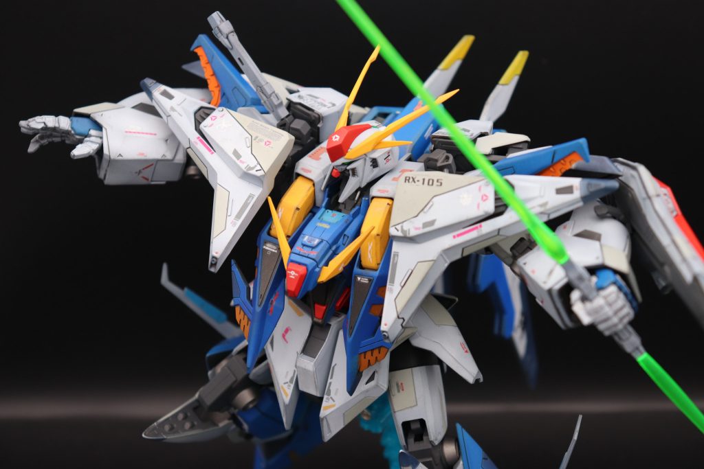 緑のビームサーベルも映えますね！