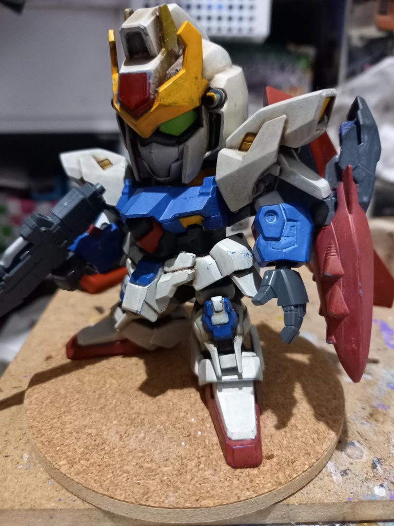 ゼータカラーが上手く塗れず失敗