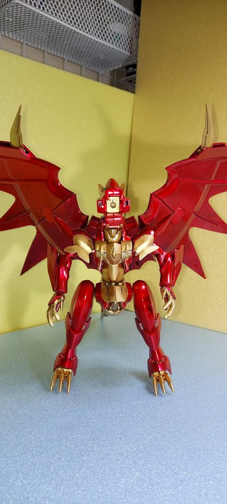 塗っている時は思わなかったけど………組み立てたらアイアンマン？