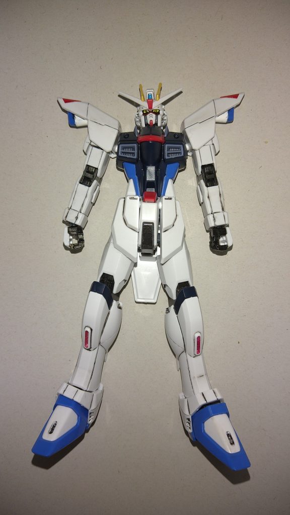 HGCE　フリーダムガンダム　ガンダムマーカー塗装–3枚目/制作者：Gタクヨ