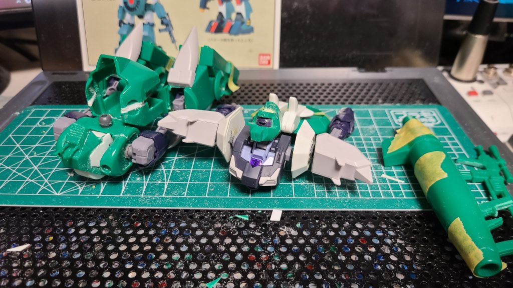 ▲分離状態の途中経過