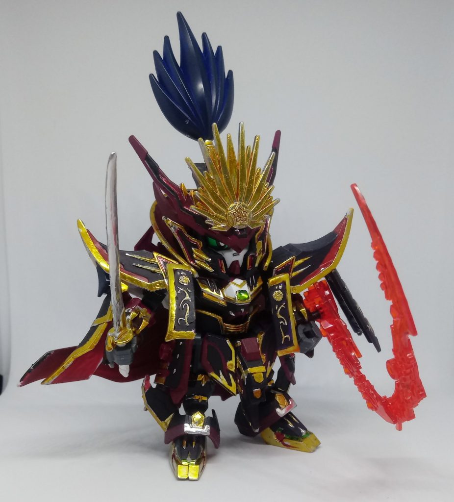 メタリックカラーはすべて「モトローリキッドクローム」をベースカラーとし、タミヤクリアレッド、クリアオレンジミックスクリアイエローをベースに塗装。 シルバーはリキッドクロームの元の色です