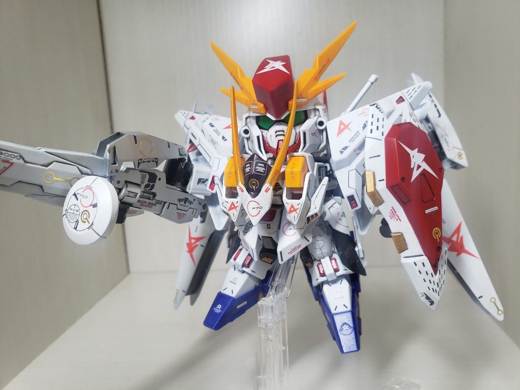 ライフル展開してロングライフルにもなります。全体撮れてないです。(^_^;)