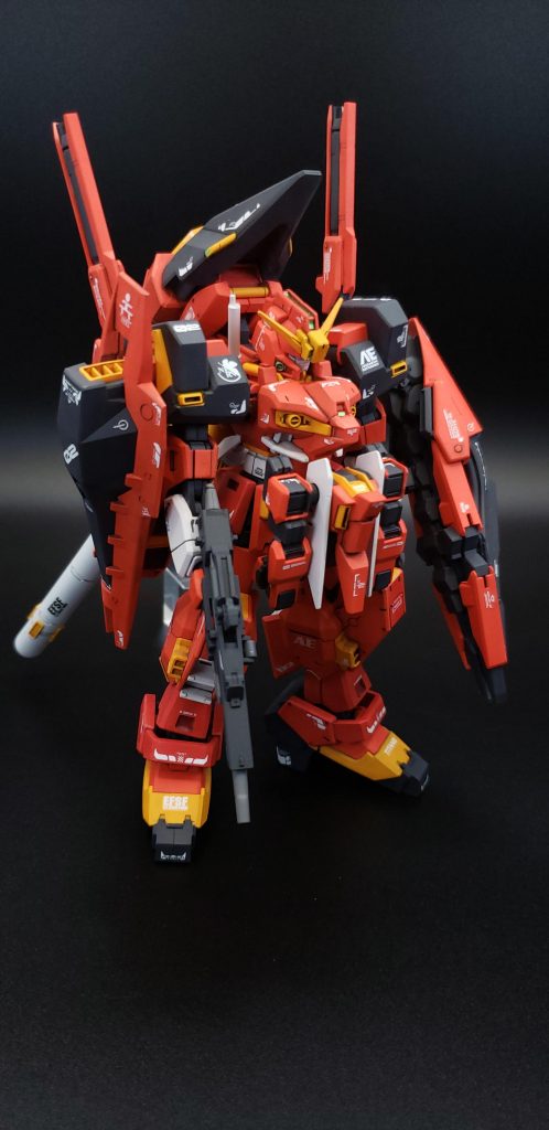 アスカのわがままで機体を赤く塗り替えてます🤭