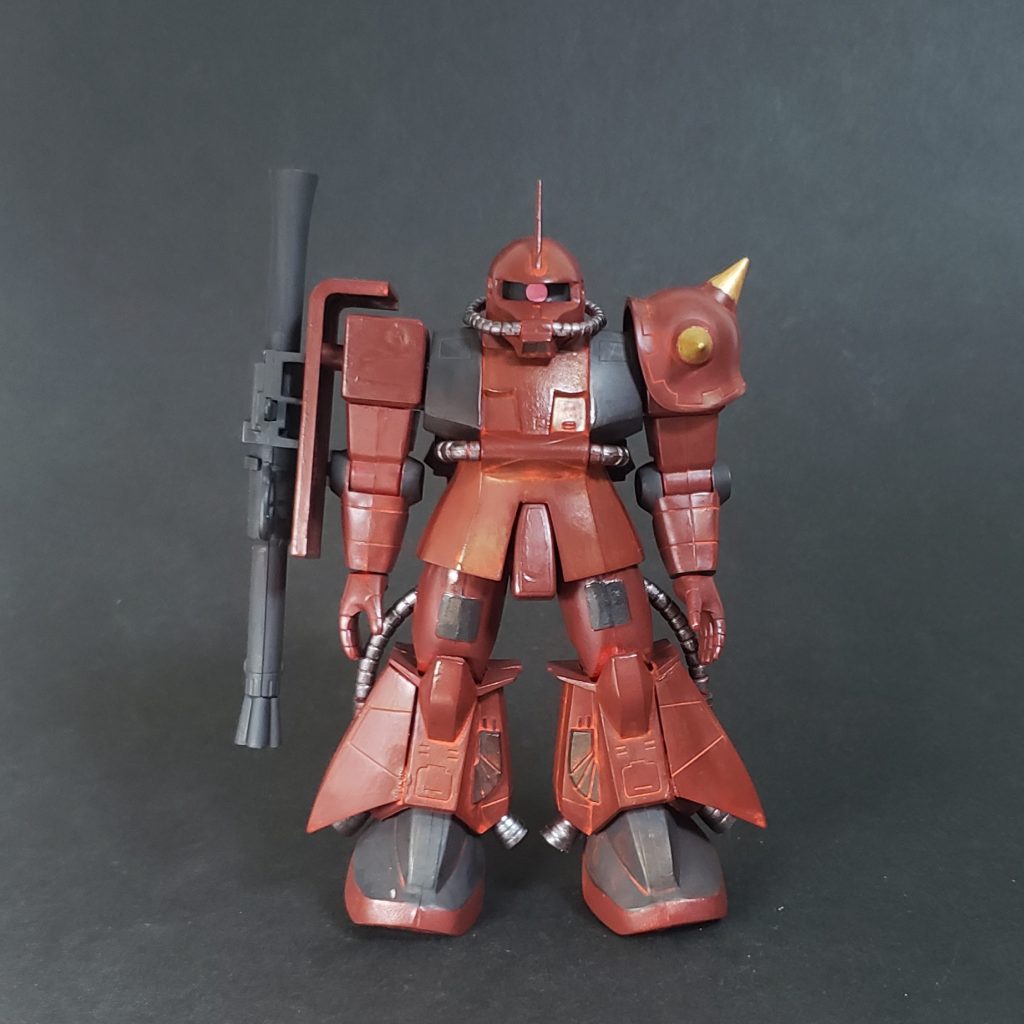 作り始めた頃は手を加える予定でしたが、仮組して眺めてたらこれはこれでアリだと思い、そのまま完成させました。 