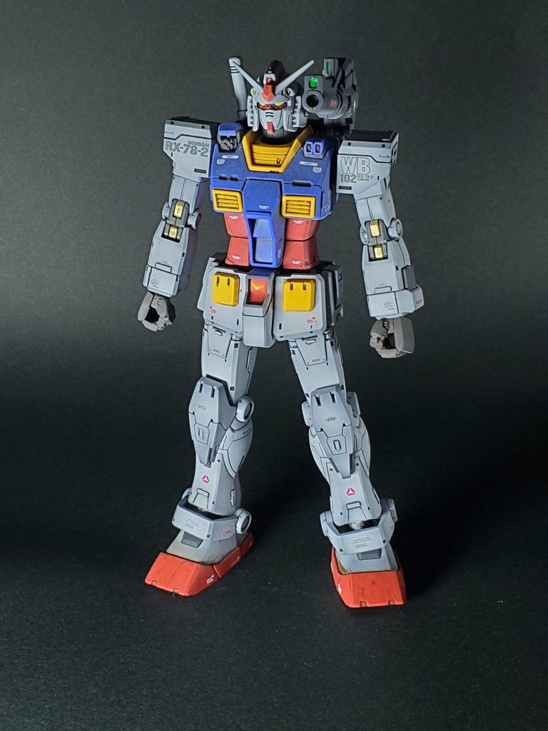 フロント　(股間のV部分の塗り分けが上手くいかず何回かやり直しました😰)