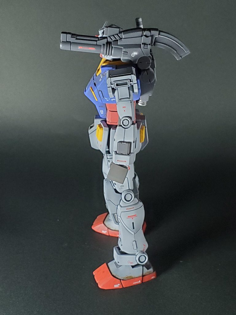 サイド(足のウェザリング部分ちゃんと拭き取りすれば良かったです😅)