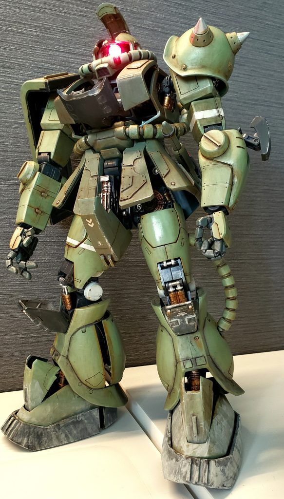 フルハッチオープンの画像を追加しました。内部フレームはABSだらけですが、アクリジョンとAQUEOSで慎重に塗装しています。