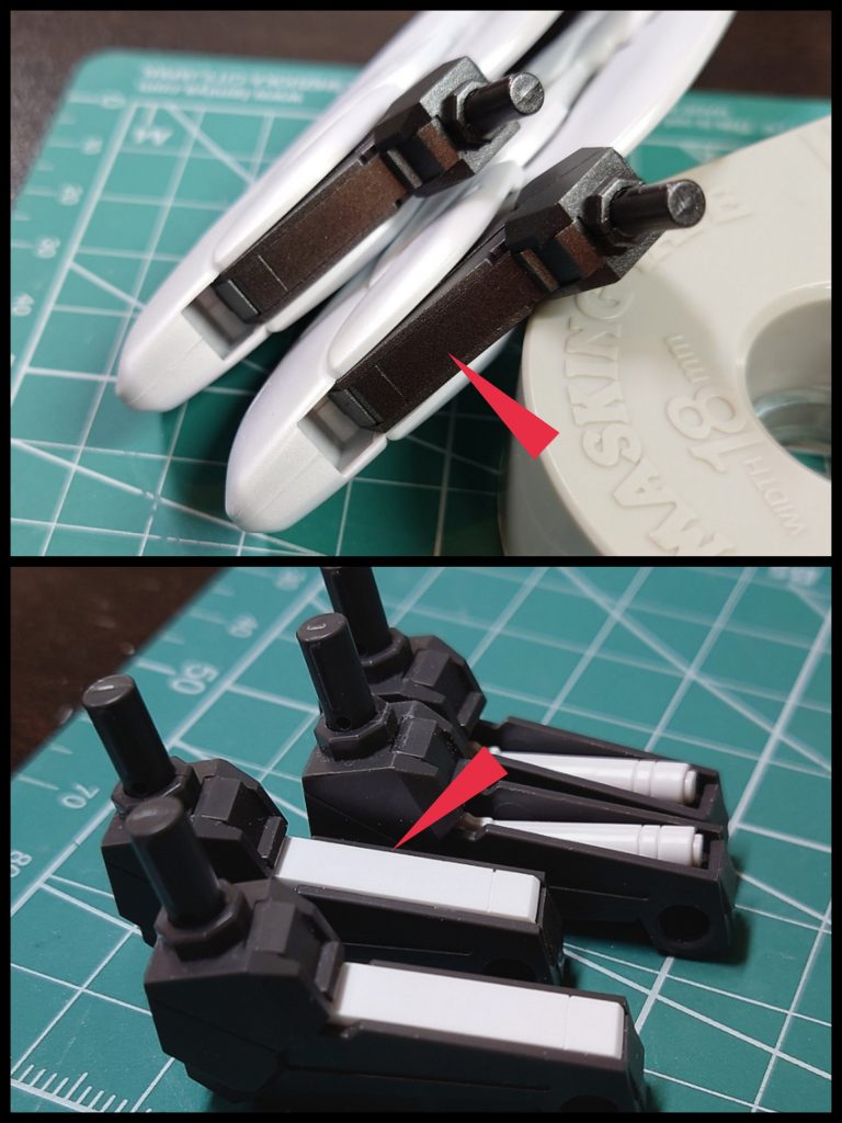 不要なサーベルラックのフタを作成