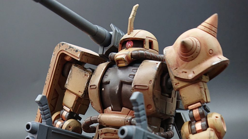 今回はウェザリングをメインに制作しました。キットはほぼストレートくみ。