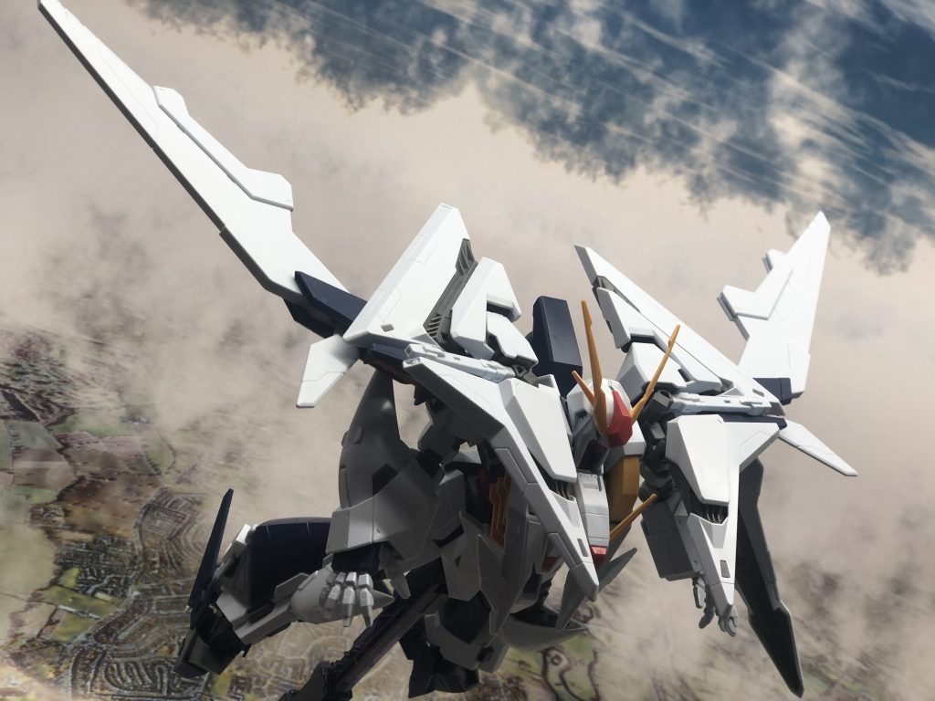 飛行形態も絵になります。