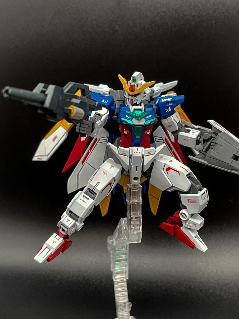 ショートサイズのバスターライフル(*´艸`)タンクもﾌﾟﾗﾊﾞｲﾌﾟでスクラッチして合わせました(◦ˉ ˘ ˉ◦)コアガンダムに合うサイズ（笑）