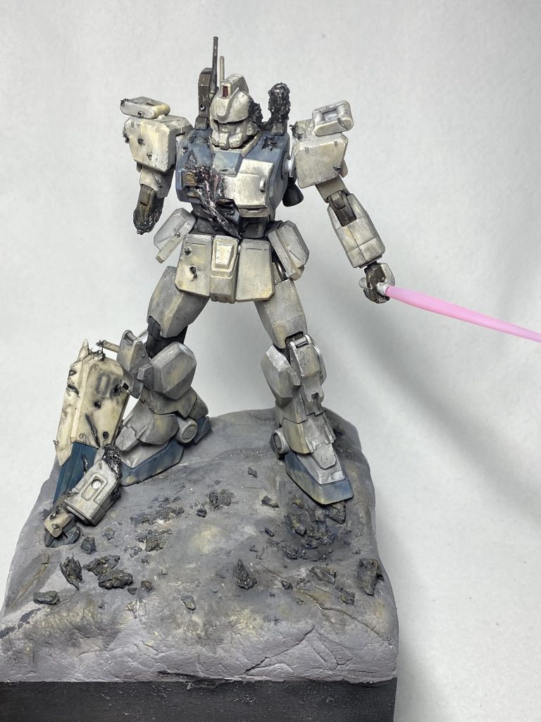 初ジオラマ！HGUC Ez-8–4枚目/制作者：くんし