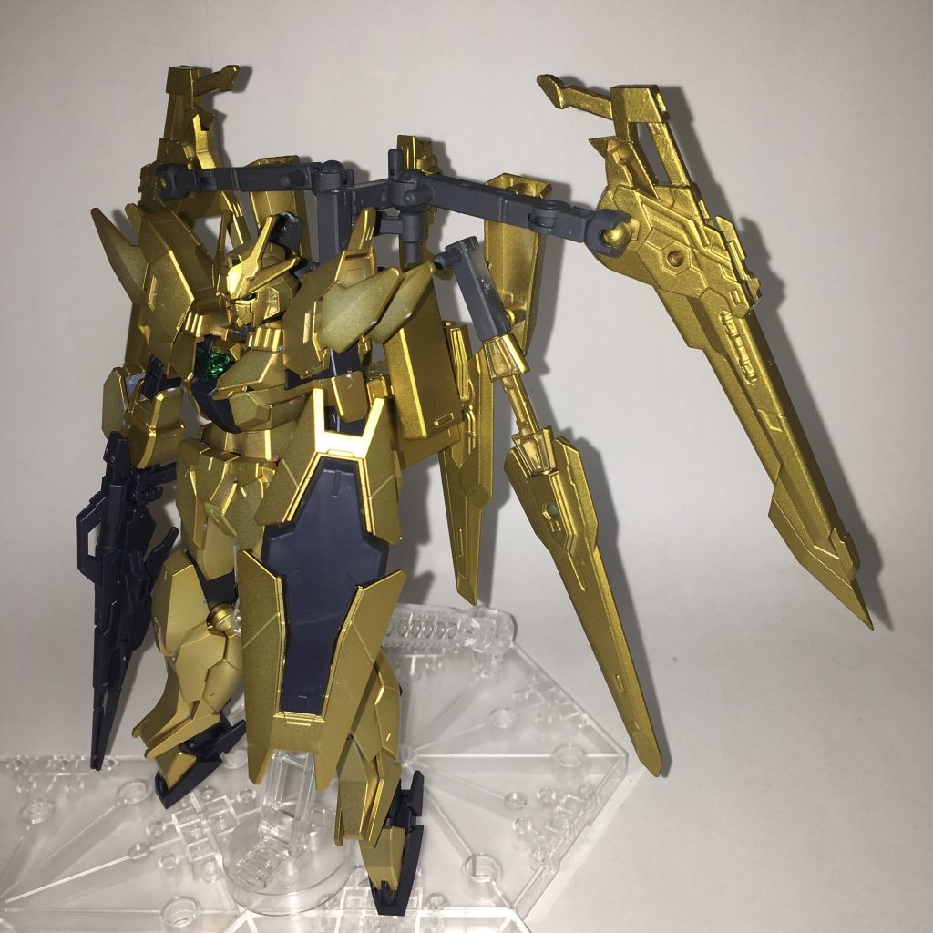 ブレイクソルゼロスガンダム、攻撃形態、正面。すべての装備が使用可能となる形態。