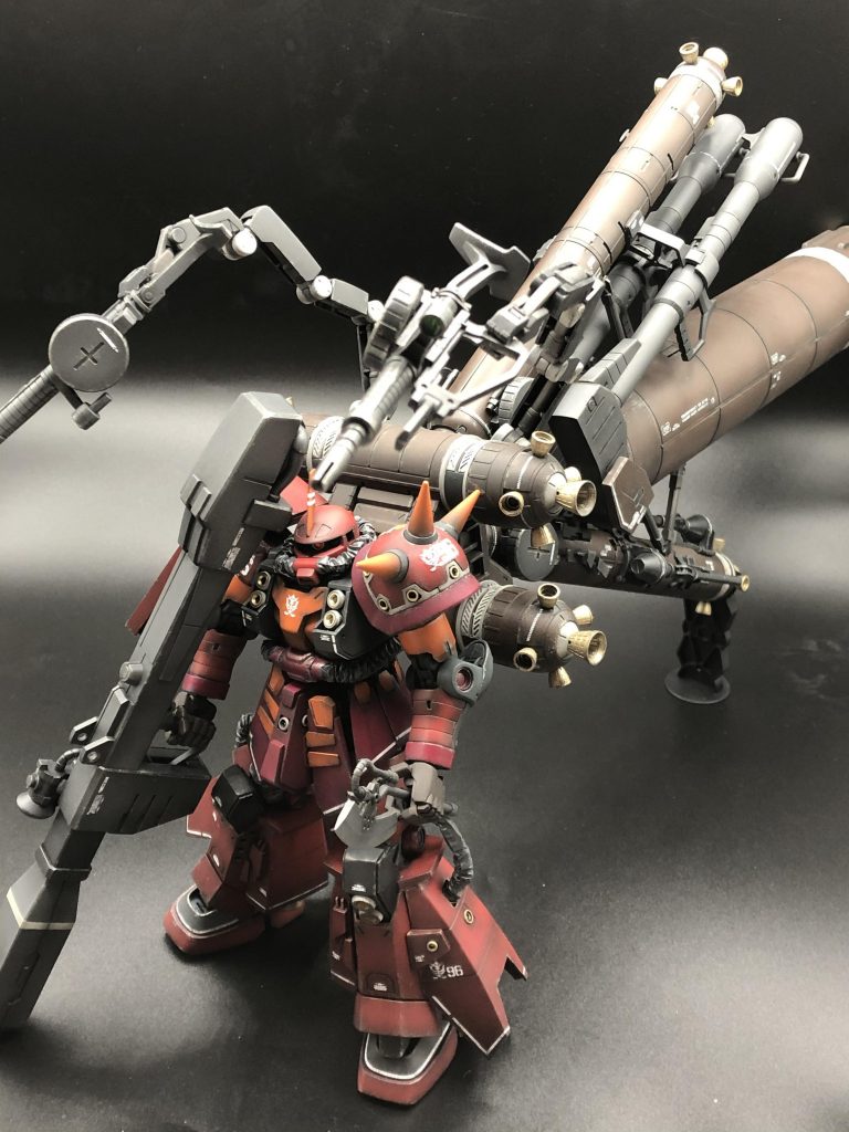 作品を見てアームでマシンガンを撃ってる所なんか凄い印象に残りましたので再現なんかしてみました😊