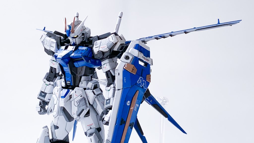 MGエールストライクブルーシエルガンダム–7枚目/制作者：@praZo001