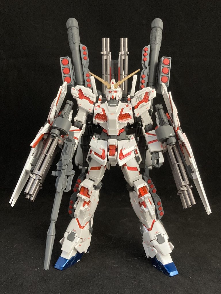 武装、プロペラントタンクは艶消しコート