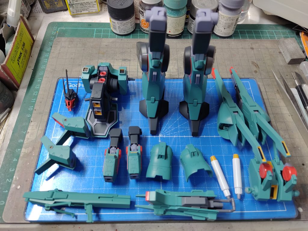 基本塗装完了時。