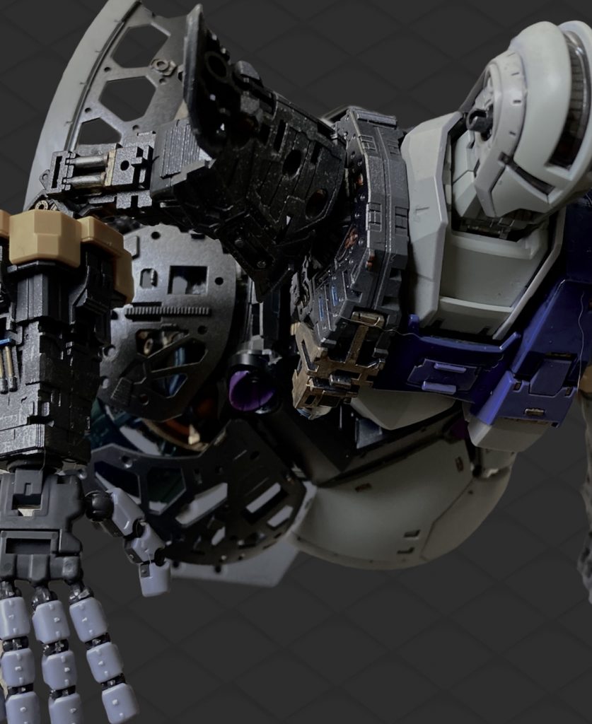 RGジオング　メカニックモデル風–2枚目/制作者：@NTbozz